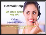 Syncing problem with Hotmail account call Hotmail help Number 1-806-731-0143 number