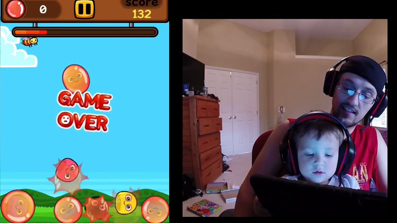 2 Year Old Chase plays Flappy Bird, My Boo, Minecraft, Angry Birds Go, Juice Cubes & Factory Balls
