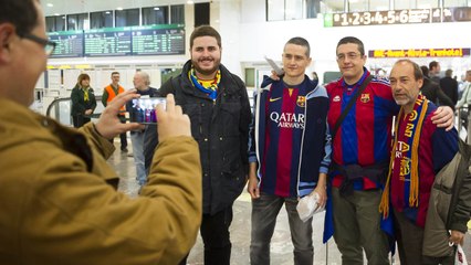 El viatge dels aficionats barcelonistes a Madrid