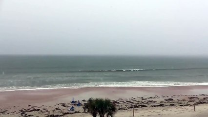 SEE IT- Lightning strikes off Daytona Beach caught on video