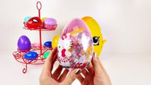 BIGGEST SHOPKINS SURPRISE EGGS EPISODE! Giant Play Doh Kinder Egg Opening Toys :)