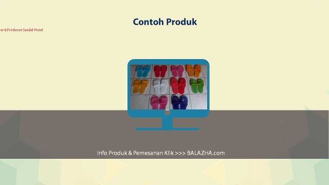 Distributor Sandal Hotel Murah Jakarta