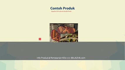 Jual Sandal Hotel Grosir Batik Jakarta