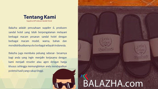 Jual Sandal Hotel Grosir Satuan Jakarta