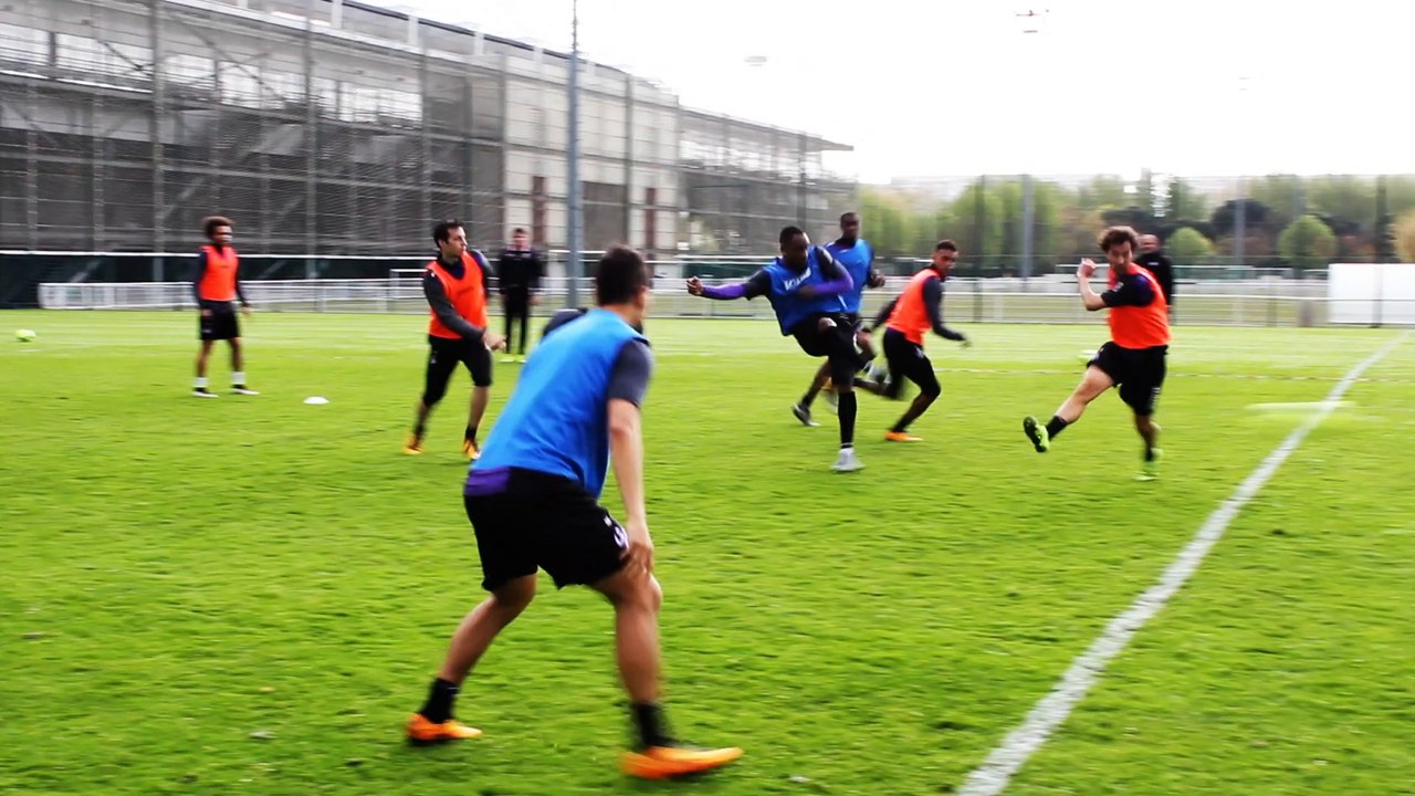Intensité maximale lors de l'entraînement de ce mercredi!