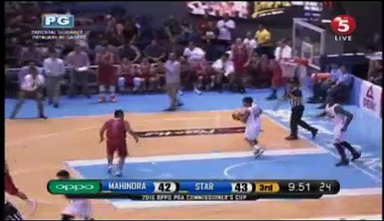 MAHINDRA VS STAR HOTSHOTS APRIL 13 2016 3RD QUARTER