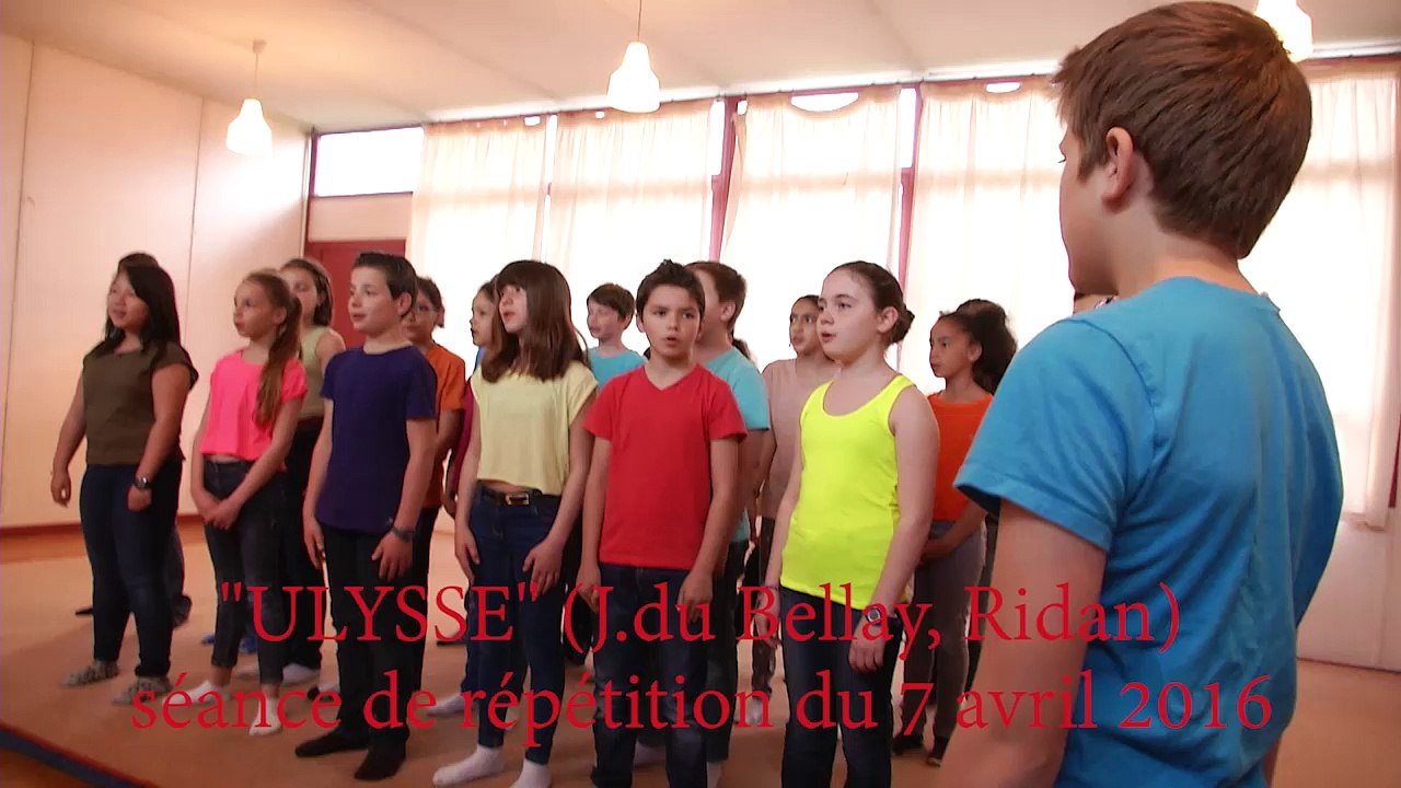 [ECOLE EN CHOEUR] - Académie de Toulouse - école du Mazicou d'Albi - répétition d'avril 2016 "Ulysse"