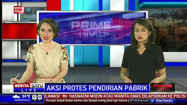 Protes Pembangunan Tambang, Petani Gelar Aksi Cor Kaki