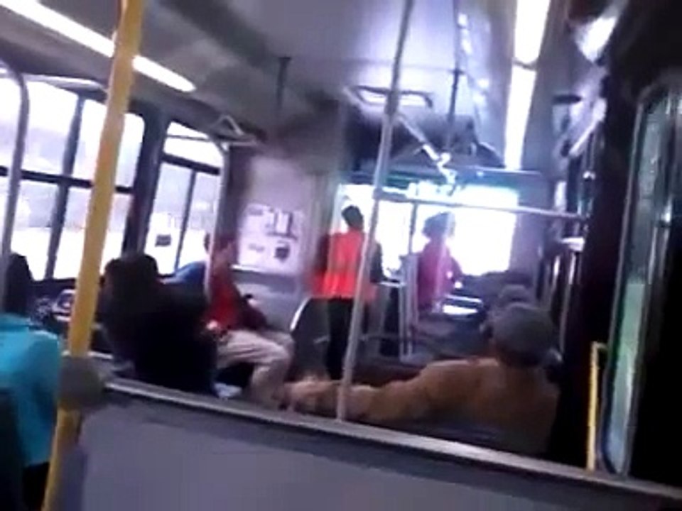 Cleveland bus driver punching woman passenger uppercut video.mp4