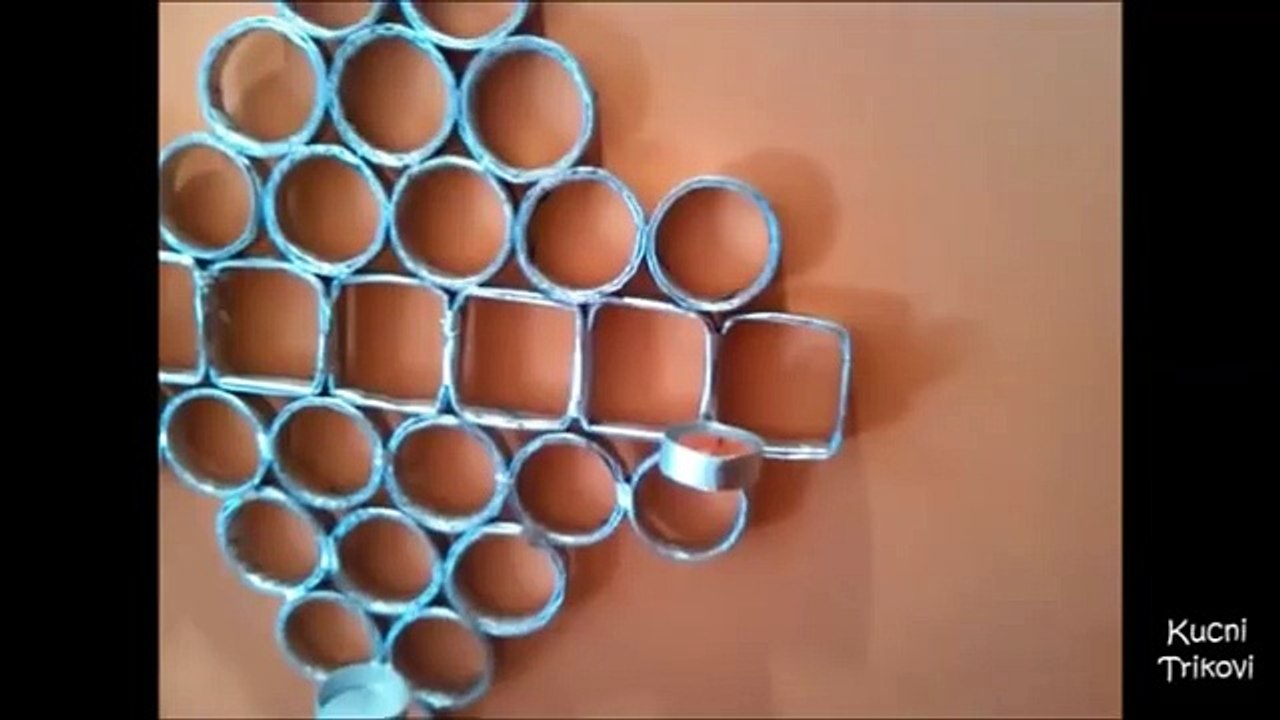 Zidni svecnjak od starih novina _ URADI SAM _ DIY