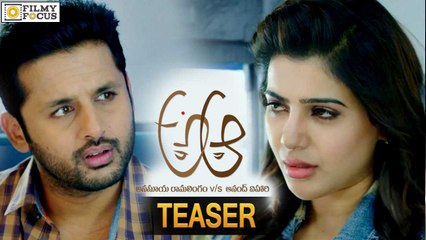 A..Aa Movie Teaser || Nithin, Samantha, Trivikram - Filmyfocus.com