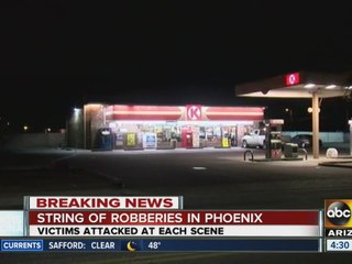 String of robberies in Phoenix