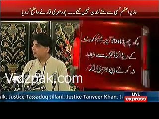 Khan sahab aap jis sohbat main hai , agar mene kuch cheezein public kardein to bohat tamashe lagengen . Ch. Nisar Press