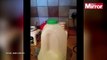 Watch terrifying moment 'ghost' lifts lid off bottle of semi-skimmed milk