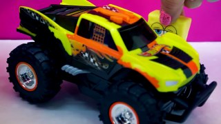 Spongebob Square Pants New Hot Wheels Truck Monster Reward Stunt FX - House Crash Playset