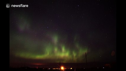Aurora Borealis dancing in the Canadian sky