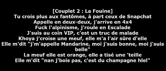 La Fouine - Insta ft. Lartiste (Music Lyrics)