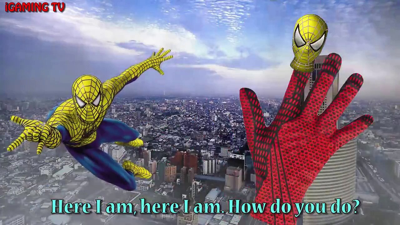 BÀN TAY NGÓN TAY NGƯỜI NHỆN: SPIDER MAN FINGER FAMILY: SPIDER MAN FINGER SONG COLOR FAMILY