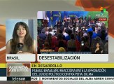 Brasileños mantienen un Campamento en Defensa de la Democracia