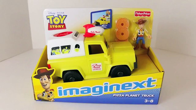 Toy Story Pizza Planet Truck Woody Zurg Imaginext Imaginext Toy Story Toys Review DisneyCarToys