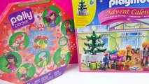 Polly Pocket, Playmobil Holiday Christmas Advent Calendar Day 1 Toy Surprise Opening