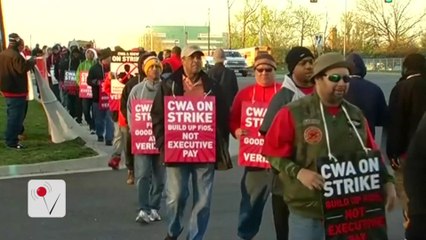 Nearly 40,000 Verizon Employees Go on Strike