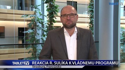 REAKCIA R.SULIKA K PROGRAMOVEMU VYHLASENIU VLADY