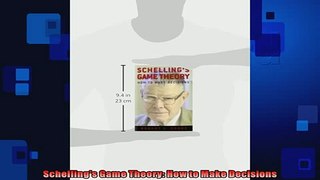 READ book  Schellings Game Theory How to Make Decisions  FREE BOOOK ONLINE
