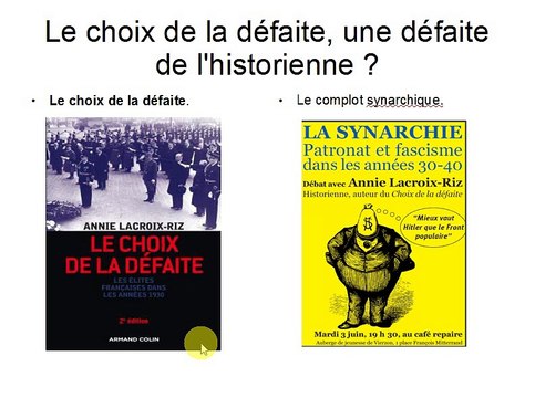 Annie Lacroix-Riz historienne ou militante politique ?