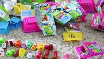 SHOPKINS TROUBLE Opening 50 Shopkins Blind Bags & Baskets Season 1 & 2 not 3 Mystery Minis