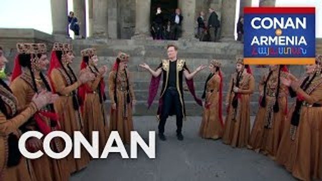 Conan Dances At The Garni Temple - CONAN on TBS
