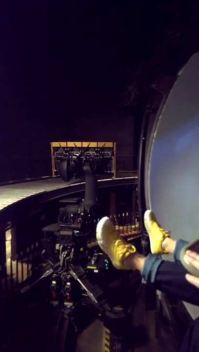 Harry Potter Forbidden Journey Ride with Lights On