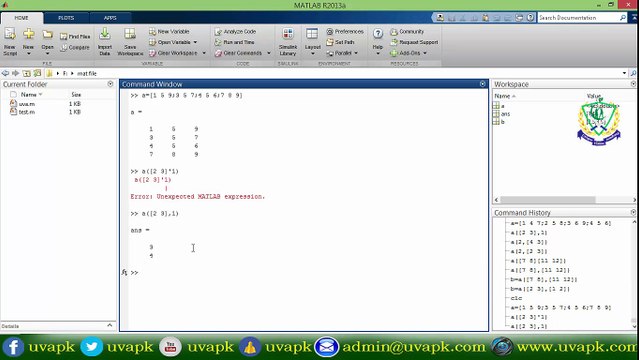 Lecture 11 how to create sub matrix in matlab in hindi urdu