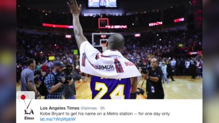 The World Says Goodbye before Kobe Bryant's Last Game