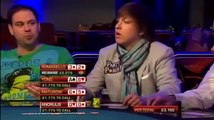 Roberto Romanello butchers hand against Kristijonas Andrulas in high stakes cash game