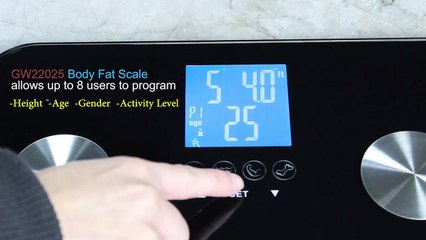 GoWISE USA Digital Body Fat Scale - GW22025