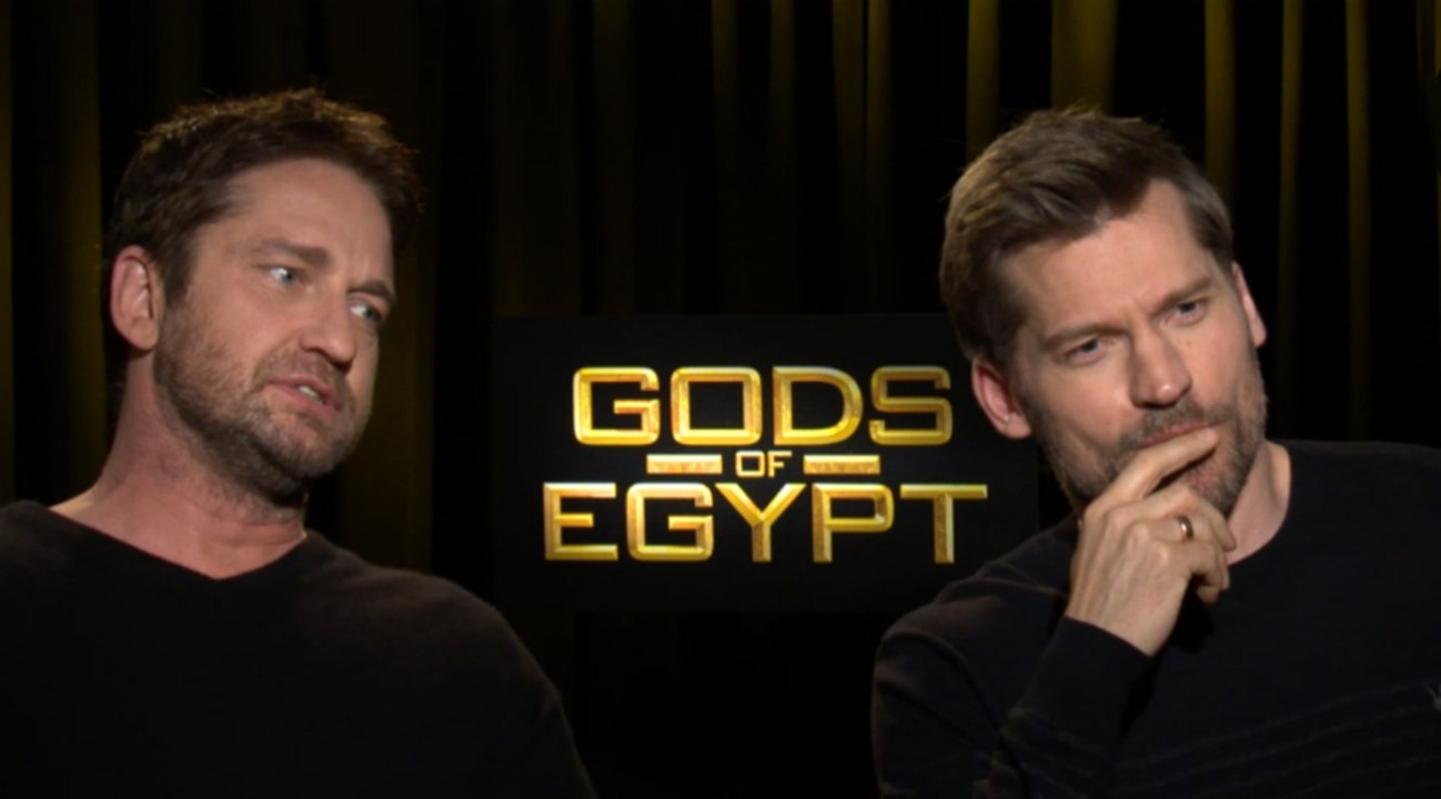 Gods of Egypt : Nikolaj Coster-Waldau et Gerard Butler se prennent pour des dieux (INTERVIEW VIDEO)
