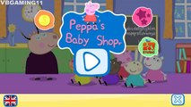 Peppa Pig Baby Shop - Sells Toys, Foods, Fruits, Vegetables, Horses and Dinosaurs Kids Gameplay 2016