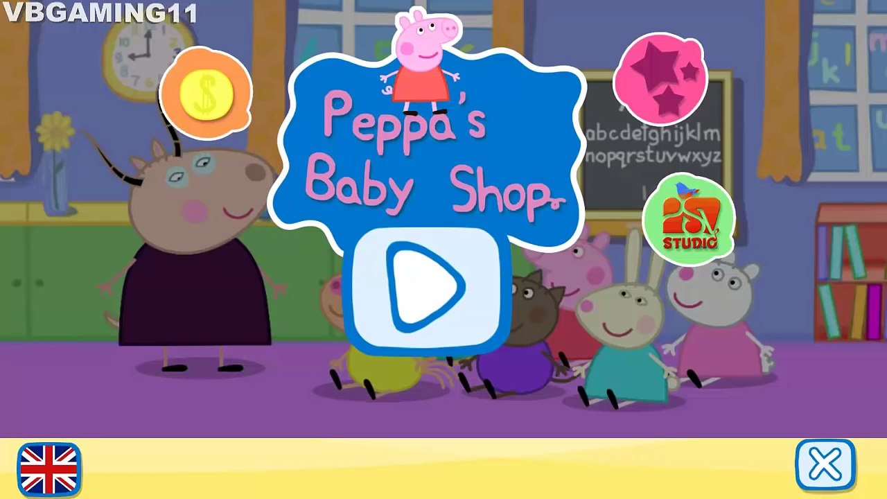 Peppa Pig Baby Shop - Sells Toys, Foods, Fruits, Vegetables, Horses and Dinosaurs Kids Gameplay 2016