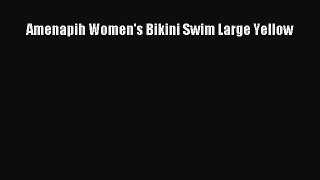 PDF Amenapih Women's Bikini Swim Large Yellow  EBook