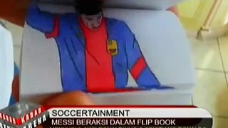 Skill Messi Terekam Dalam Flip Book