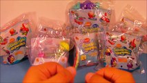 2001 NICKELODEONS SPONGEBOB SQUAREPANTS SET OF 7 BURGER KING KIDS MEAL TOYS VIDEO REVIEW