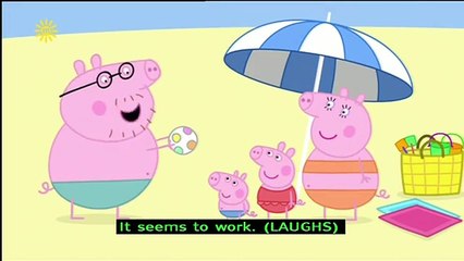 Peppa Pig (Series 1) - At The Beach (with subtitles)