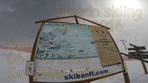 JP LIfe - Canada Skiing #2 a cloudy Sunshine Village and a runaway snowboard!!