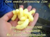 puffed corn snacks extruder machine