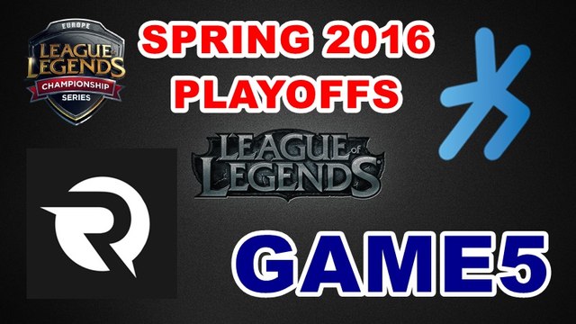 (LOL)OG vs H2K Highlight(EU LCS 2016 Spring Playoffs) Game5