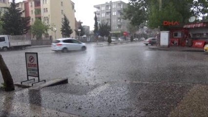 Adıyaman?da Dolu Yağışı