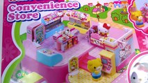 Hello Kitty Convenience Store Mini Doll Playset My Little Pony Lego go Shopping Toy Unboxing