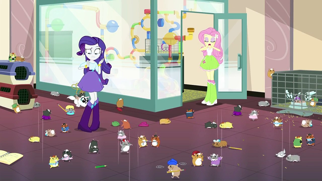 MLP: Equestria Girls: Rainbow Rocks - Hamstocalypse Now ft. Fluttershy & Rarity EXCLUSIVE Clip
