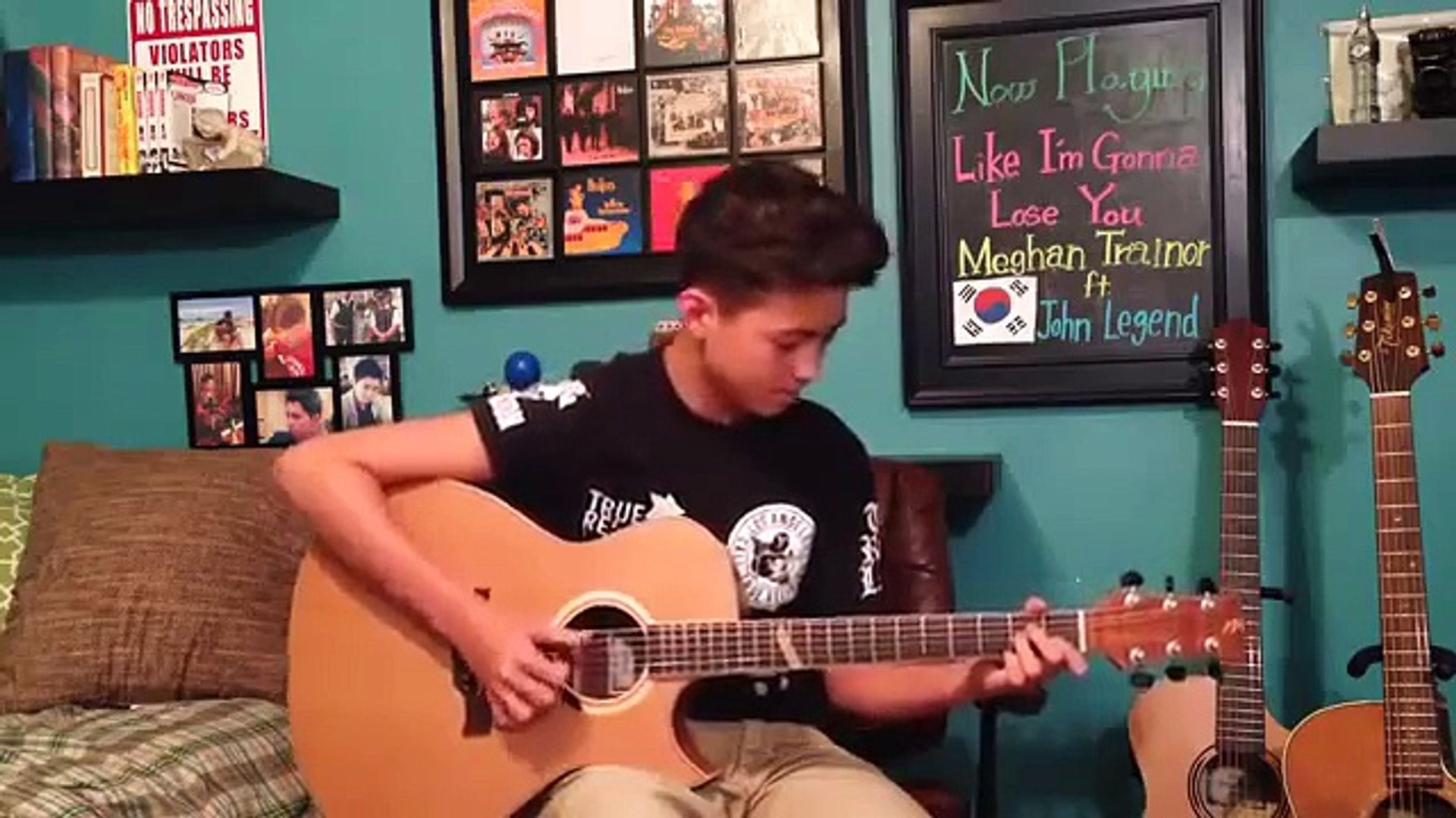 Like I M Gonna Lose You Meghan Trainor Ft John Legend Fingerstyle Guitar Covermp4